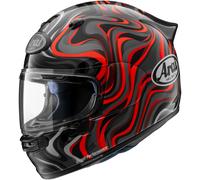 Casque moto intégral Arai Quantic Swirl - black/red/grey S
