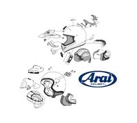 Arai Td-duct 2 Helmet Back Air Vent Argenté