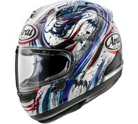 Arai RX-7V Evo Kiyo Trico Replica Casque, Blanc/Rouge/Bleu, Taille M (57/58)