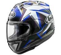 Arai RX-7V Evo MVK Stars Casque, noir-bleu, taille M pour homme