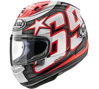 Arai RX-7V Evo Nicky Reset Casque, noir-blanc-rouge, taille L pour homme