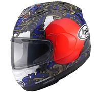 Arai RX-7V Evo Samurai Casque, bleu/rouge, Taille M (57/58)