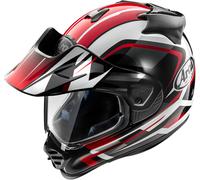Arai Tour-X5 Discovery Casque de motocross, Blanc/Rouge/Noir, Taille XS (53/54)