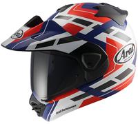 Arai TOUR-X5 Match Casque d’enduro, Blanc/Bleu/Rouge, Taille XS (53/54)