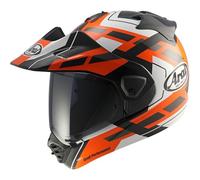 Arai Tour-X5 Match Casque D¿Enduro, Noir-Blanc-Orange, Taille L Pour Hommes