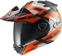Arai Tour-X5 Match Casque D¿Enduro, Noir-Blanc-Orange, Taille Xl Pour Hommes