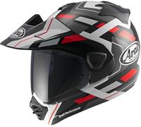 Arai TOUR-X5 Match Casque d’enduro, noir-blanc-rouge, taille XL pour homme