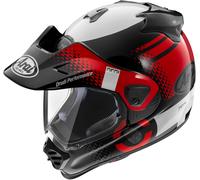 Arai Tour-X5 Print Casque d’enduro, rouge, taille S pour homme