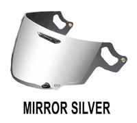 Arai VAS-V Max Vision Visor- Mirror Silver (RX-7V/RX-7V EVO, Quantic, QV PRO, Ch