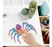 Araignée articulée, jouet Spider Fidget, Jouets Spider Fidget à articulations mobiles imprimées en 3D, Jouets de bureau exécutif pour adultes, araignée articulée 3D mystère, pour salle de classe et ma