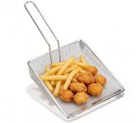 Araignée de Cuisine, Écumoire en acier inoxydable avec poignée, Spatule de friture araignée pelle passoire pelle à maille filtre à résidus d'huile passoire frites cuisine (Engrener)
