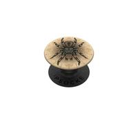 Araignée effrayante | Art Gothique d'halloween | Tarentule araignée PopSockets PopGrip Adhésif