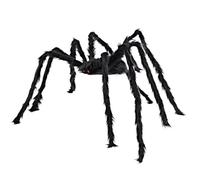 Araignée Géante | Décoration Araignée Halloween 200 Cm,Prop Poilu Effrayant Pour Jardin Porte Patio Fête