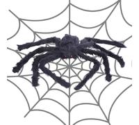 Araignée Géante d'halloween Grande décoration de fête poilue réaliste et