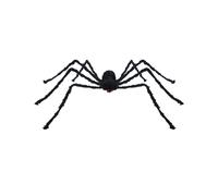 AraignéE Noire de 90 cm, DéCoration D'Halloween, Accessoire de Maison HantéE, DéCor GéAnt IntéRieur et ExtéRieur
