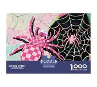 Araignée Puzzle en Bois Imperméable DIY Puzzles De 1000 Pièces pour Adultes Coloré De Décoration pour La Maison