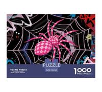 Araignée Puzzle en Bois Imperméable Puzzles De 1000 Pièces pour Adultes Cadeaux Coloré De Décoration pour La Maison