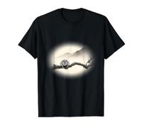 Araignée sauteuse Sumi-e Fleur de Cerisier Japon Salticidae T-Shirt Graphique avec Valeur