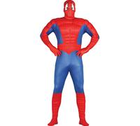Araignée super-héros avec des muscles - costume pour hommes taille M-XL, taille:L