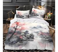 Araignée sur une fleur Housse de Couette 3D Effet Microfibre résistante Respirante Photographie de nature Parure de Lit Fermeture Éclair Ultra Douce Confortable for Couple Super king（260x220cm）