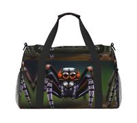 Araignées de la forêt tropicale tropicale. C'est un sac de voyage à main avec une grande capacité et multifonctionnel, un incontournable pour les voyages en plein air