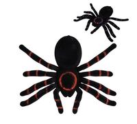 Araignées Halloween Couleur Aléatoire - PTIT CLOWN - 13720 - Déco Effrayante Maison Hantée Toiles d'Araignée - Lot de 2 - 20 cm