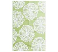ARAKIL Tapis d'extérieur Vert 190x290 cm PP | Double face, résistant aux UV, facile à nettoyer, léger, pliable, pour terrasse et balcon