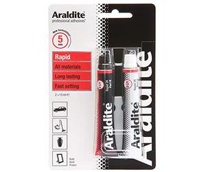 Araldite | 2-Part Crystal Epoxy Resin Glue Clear Epoxy Resin Kit | Use as Ceramic Glue, Plastic Glue, Metal Glue and Glass Glue for Durable Bonding & Repairs 2 x 15ml
