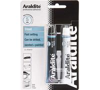 Araldite® Lot de 2 tubes de colle époxy transparente pour acier 15 ml ARA-400010