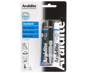 Araldite Standard - Tous matériaux - 2 Tubes Epoxy de 15 ml
