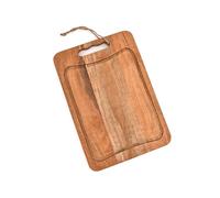 Arambh Acacia Wooden Cutting Board with Handles & Juice Grooves - Hanging Hole, Durable Chopping Board for Meat, Veggies, Fruits & Charcuterie(33.02cm x 22.86cm x 1.90cm)