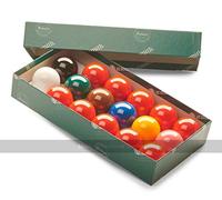 Aramith Snooker Balls (1 and 3/4 inch, 44mm, with 10 reds) by Aramith