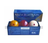 Aramith Super Pro Cup Billiard Balls (with Spot White and Spot Yellow, 2 and 1/16 inch, 52.5mm)