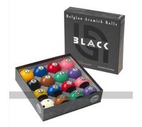 Aramith Tournament Black TV Edition Pool Balls (2 and 1/4 inch)