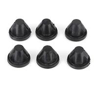 Aramox 03G103184C Lot de 6 œillets de Capot Moteur en Caoutchouc Noir Fixation de Capot Moteur Compatible avec PD100 PD140 PD170 OE : 03G103184C