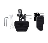 Aramox 1 Paire de Rallonges pour Pédales D'accélérateur et de Frein, Longueur et Angle Réglables, pour Voitures et Karts.