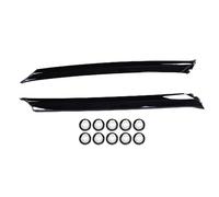 Aramox 1 Paire de Revêtement D'habillage de Pilier A de Pare-Brise en Plastique ABS Noir Brillant 76836 9DD0A Revêtement D'habillage Extérieur Gauche Droite de Remplacement pour Maxima