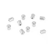 Aramox 10 Pcs de Piston à Billes en Acier Inoxydable, Piston à Ressort avec 304 en Acier Inoxydable pour un Positionnement Précis dans les Dispositifs Mécaniques, les Outils, les Pinces, les Moules