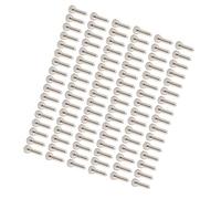 Aramox 100 Pièces M3 Vis à Tête Cylindrique à Six Pans Creux, Fixations en Acier Inoxydable 304 A2 70 DIN912, avec 11 Options de Longueur, pour la Construction Industrielle, les Appareils (M3*10)