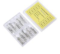 Aramox 100pcs Barres de Ressort QuickRelease de 1,5 Mm / 0,06 Pouce D'épaisseur Ligne de Montre Pins Tobs de Réparation de la Montre 10 Size Longueur de 14 Mm à 24 Mm