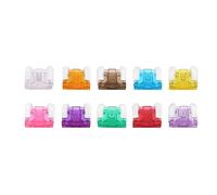 Aramox 100pcs Micro Mini Vane/Wing Set Kit Assortiment Color 3A-35A CODED AVEC Clamp/Holder ET TEST ÉLECTRIQU