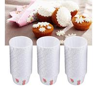 Aramox 100pcs Mini Librères Cupcakes en Papier Rond Tasses de Cuisson à Gâteaux, Matériau de qualité Alimentaire, élever les Célébrations, Idéal pour les Cupcakes Chérie, Ne Vous Inquiétez Pas pour