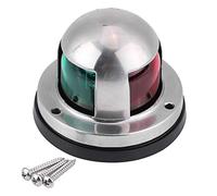 Aramox 12V / 24V LED feu de signalisation marine bateau acier inoxydable en acier inoxydable rouge et vert LED feu de navigation yacht accessoires accessoires
