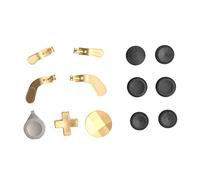 Aramox 13 Manette de Jeu de Remplacement en Métal, Accessoires D'échange de Mod en Métal, Convient aux Contrôleurs Elite Série 2 (GOLD)