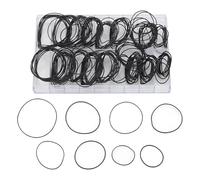 Aramox 180 Joints Toriques pour Montres, 18 Tailles, Joints d'étanchéité en Caoutchouc pour Couvercle Arrière de Montre, 2 épaisseurs de 0,5 Mm, 0,6 Mm, de 16 Mm à 30 Mm