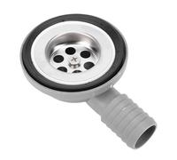 Aramox 2.76in Évier de Marine, Filtre Double Couche à Angle Droit en Acier Inoxydable 304, Ouverture D'Installation 2.05-.56in pour VR & Yacht