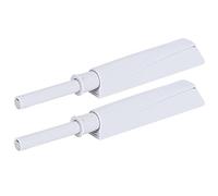 Aramox 2 Jeux de Loquets à Pousser ABS Aimant Loquets à Ouverture par Poussée 9,5 X 1,5 Cm Tampon d'amortisseur de Porte Réglable pour Armoire Tiroir Poignée de Garde-robe Utilisation de Meubles