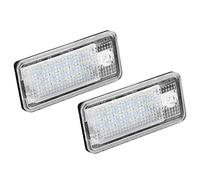 Aramox 2 pcs Voiture Led Nombre Hop-Lpl0114 Plaque Lampe Ampoule Kit Pour S4 B6 B7 C6 S6