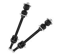 Aramox 2 Pièces Liens D'extrémité de Barre Stabilisatrice Avant, Remplacement de Lien de Barre Stabilisatrice Anti-roulis Noir pour 1500 5LUG 4WD 2006-2017