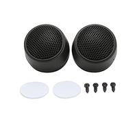 Aramox 2 Pièces Tweeter Dôme pour Audio de Voiture, 10W 4 Ohm | Haute sensibilité 98 dB, plage de fréquences 4-20 kHz, condensateurs intégrés, construction ABS, mise à niveau du système
